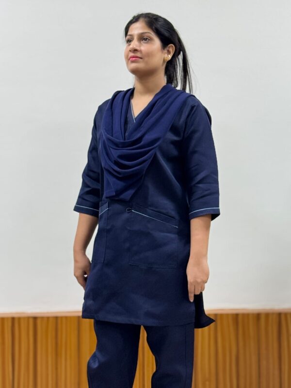 Medical Scrubs For Women (Blue) - Image 4