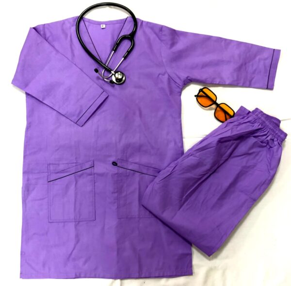 Customized Medical Scrubs For Men & Women (Purple)