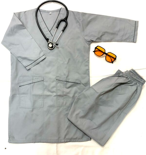 Customized Medical Scrubs For Men & Women (Grey)