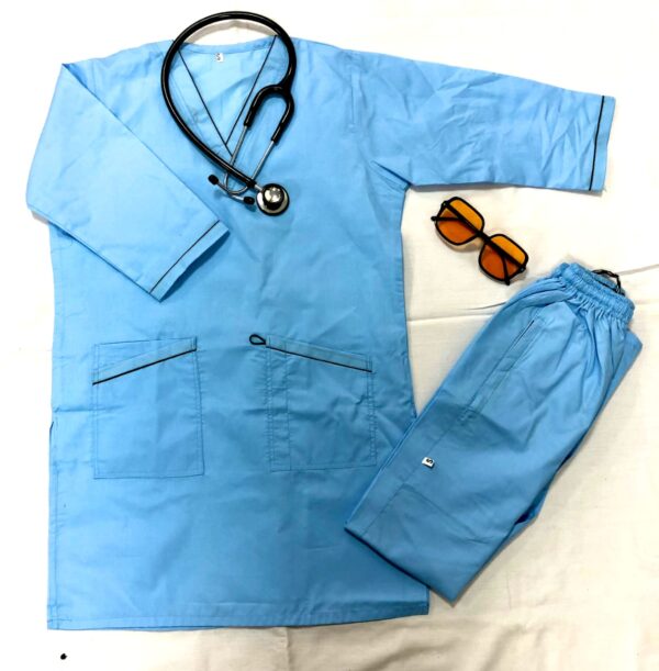 Customized Medical Scrubs For Men & Women (Light Blue)