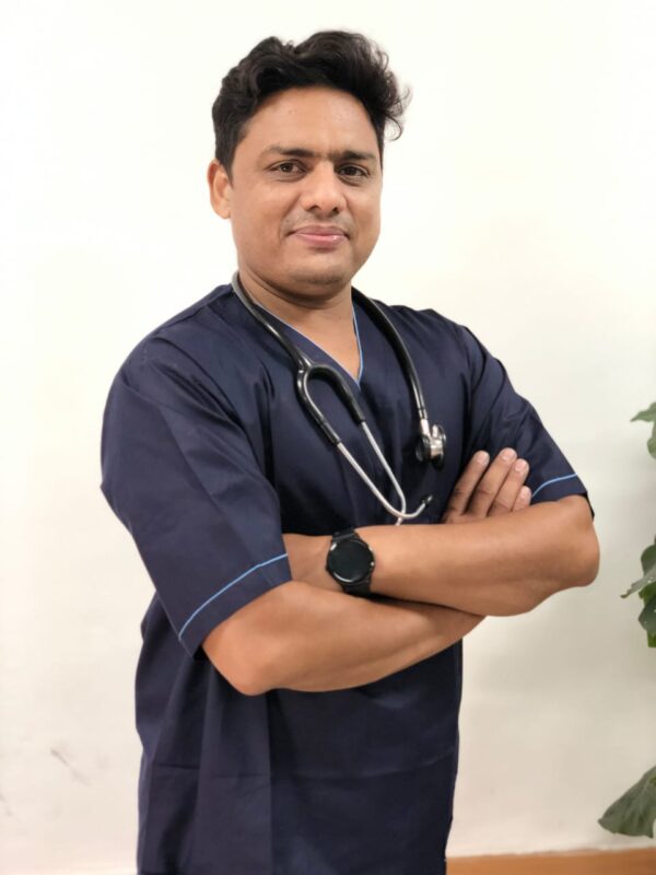 Medical Scrubs For Men (Navy Blue)